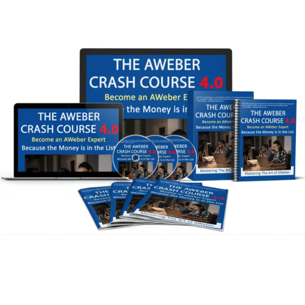 Combo AWeber Crash Course 4.0 – Guia + Curso em Vídeo de Automação com Email Marketing
