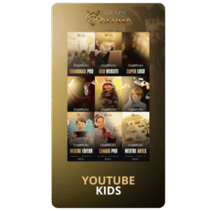 Combo Premium YouTube Kids – Curso Criativo de Design, Vídeo e Criação para Crianças [PLR em Vídeo]